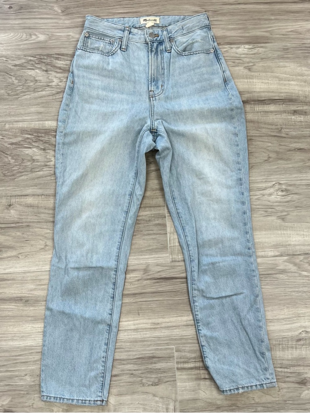 Madewell The Curvy Perfect Vintage Jean in Fitzgerald Wash Rigid Blue Size 24